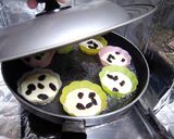 フライパンで☆ココナッツオイル蒸しパン作り方4写真