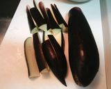ジップロックで♪なすのお漬物☆辛子風味作り方1写真
