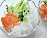 簡単◎切って盛るだけサーモン野菜サラダ作り方2写真
