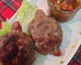 マンガ肉風メキシカンバーグ作り方10写真
