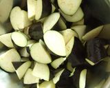 肉なし◆甘辛納豆味噌のマーボーなす作り方1写真
