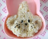 森の小人モンチッチちゃんお弁当★作り方2写真