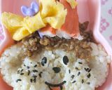 森の小人モンチッチちゃんお弁当★作り方4写真