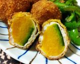 お弁当にも‼簡単ボールチーズとんかつ～作り方8写真