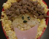 モンチッチ キャラ弁作り方5写真