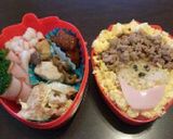 モンチッチ キャラ弁作り方6写真