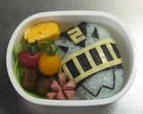 簡単♪トッキュウジャーキャラ弁　2号作り方9写真