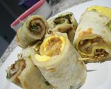 台湾の朝ごはんネギ入りパンケーキ蔥油餅作り方10写真