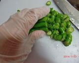 今が旬！激辛！青唐辛子味噌作り方1写真