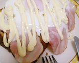 パズーの目玉焼きトースト作り方4写真