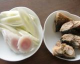 冷やしうどんの、ノルウェー塩さば合わせ作り方2写真