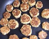 玉ねぎ炒めない♩煮込み一口ハンバーグ★作り方3写真