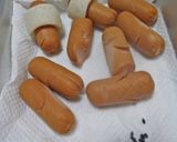 かぶりものソーセー人弁当作り方1写真
