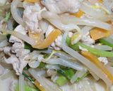 ダイエットしらたき肉増し豆乳ちゃんぽん麺作り方16写真