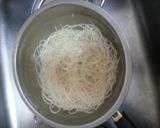 夏のお昼にファミコレのごぼうサラダ麺作り方2写真