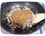 簡単！ナスのキーマカレー作り方3写真