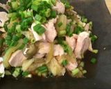 なすと鶏胸肉の簡単さっぱりサラダ作り方4写真