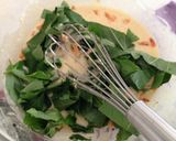 茹でなくてOK！モロヘイヤお好み焼き作り方2写真
