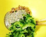 ゴーヤと納豆のゴマドレ和え作り方2写真