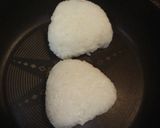 居酒屋風✿炙り明太バターの焼きおにぎり作り方1写真