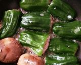 ♡ピーマンand椎茸の肉詰め♡作り方5写真