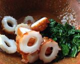 モロヘイヤと竹輪の酢味噌あえ作り方2写真
