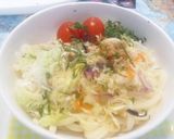 お手軽サラダうどん作り方5写真