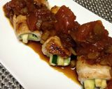 ズッキーニde低脂肪チキンロール作り方7写真