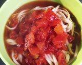 トマトスープうどん作り方9写真