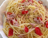 ツナとトマトのとろとろ冷製パスタ作り方4写真