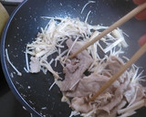 豚とえのきのゆずこしょう炒め作り方4写真