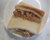 炭火焼チキンステーキサンド作り方6写真