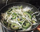 ゴーヤともやしのにんにく炒め作り方7写真