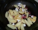 じゃが芋とたこの炒め物作り方5写真