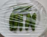 獅子唐辛子とかに風味かまぼこのナムル作り方1写真