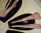 簡単！ なすの揚げ焼きベーコン挟み作り方2写真