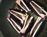 簡単！ なすの揚げ焼きベーコン挟み作り方4写真