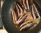簡単！ なすの揚げ焼きベーコン挟み作り方6写真