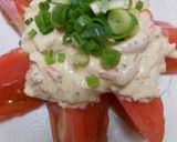 トマトのカニカマソースかけ作り方13写真