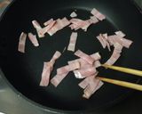 *法蓮草もね♪キャベツ&ベーコン炒め*作り方3写真