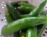 夏の万能おかず♪青唐辛子味噌作り方1写真