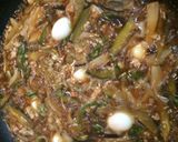 青椒肉絲の素で！あんかけ焼きそば作り方8写真