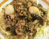 青椒肉絲の素で！あんかけ焼きそば作り方12写真