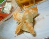 エビ&アボカドの揚げ餃子作り方6写真