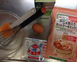 簡単★ヘルシー♪もちもち豆腐ホットケーキ作り方1写真