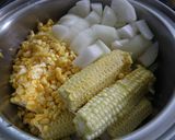 コーンスープ!味付けは塩だけ!作り方1写真