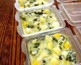 離乳食後期☆チンゲンサイの味噌豆乳煮♡作り方9写真