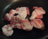 豚肉とキノコのケチャップ炒め作り方3写真