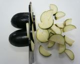 m茄子のからし和え作り方1写真