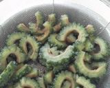 ごま油で♡ゴーヤのにんにくダシダ揚げ♡作り方2写真